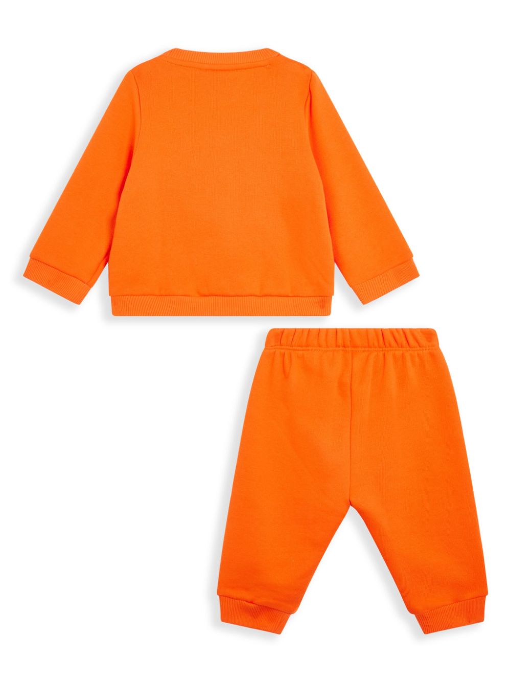 Lacoste logo-patch track suit - Orange