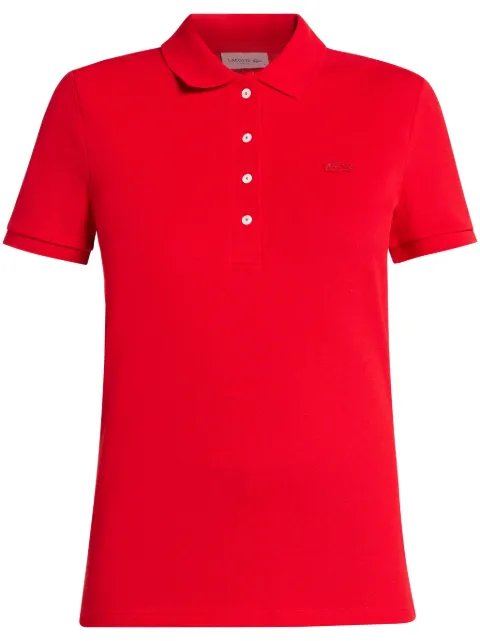 Lacoste piqué-weave polo shirt 