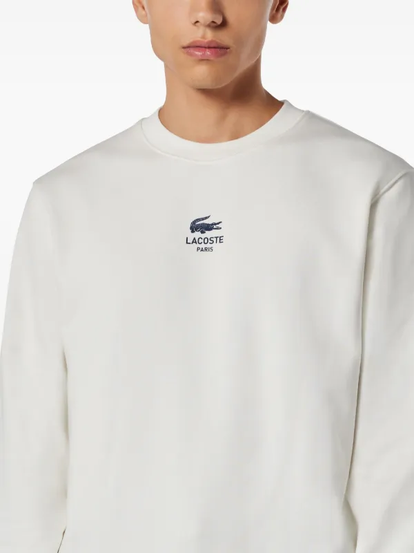 Lacoste logo-print Sweatshirt White FARFETCH VN