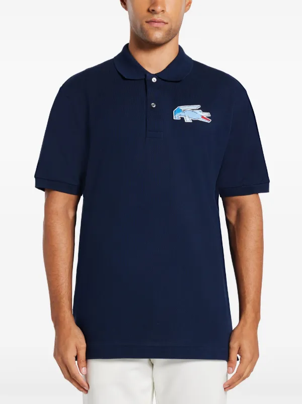 Lacoste Polo Original L.12.12 Bleu FARFETCH FR