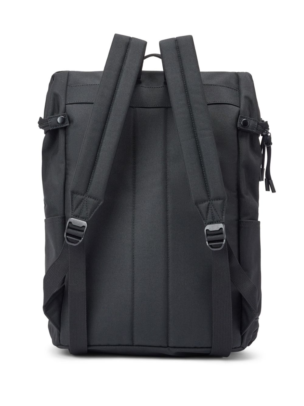 Shop Lacoste Logo-patch Backpack In Black