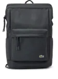 Lacoste logo-patch backpack - Black