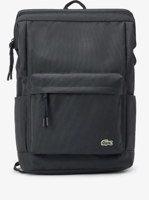 Lacoste logo-patch backpack