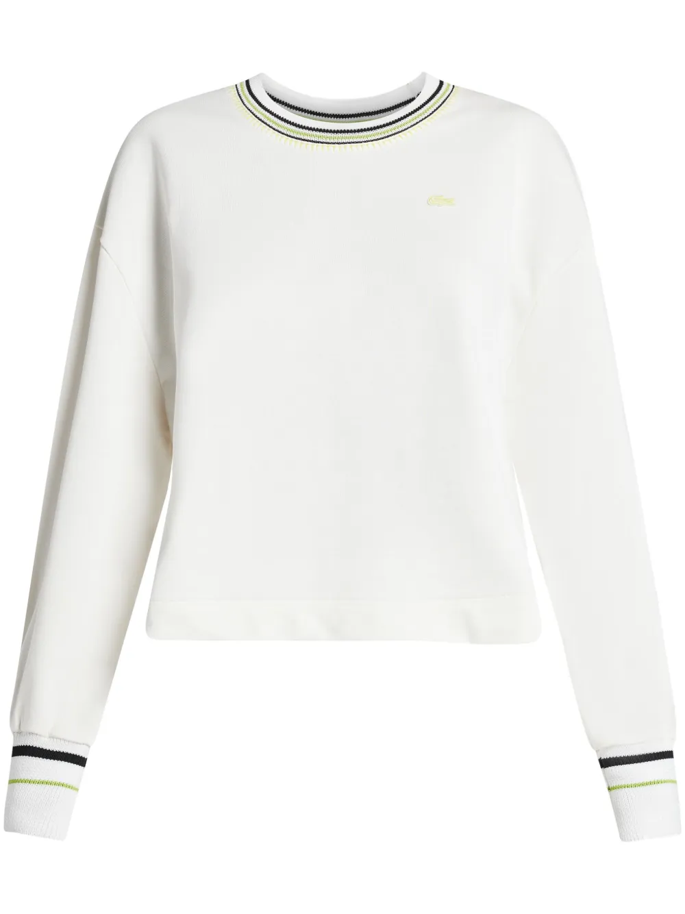 Lacoste sudadera con cuello redondo | blanco | Image 1