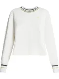 Lacoste organic cotton sweatshirt - White