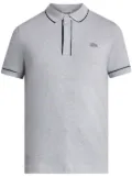 Lacoste logo-patch polo shirt - Grey