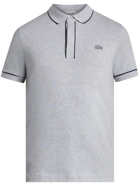 Lacoste logo-patch polo shirt