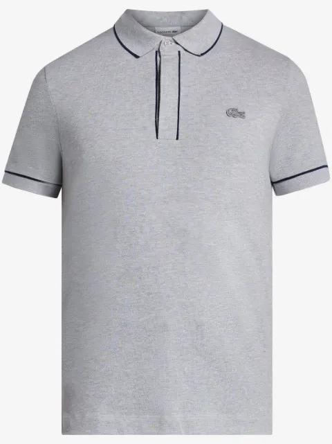 Lacoste logo-patch polo shirt 