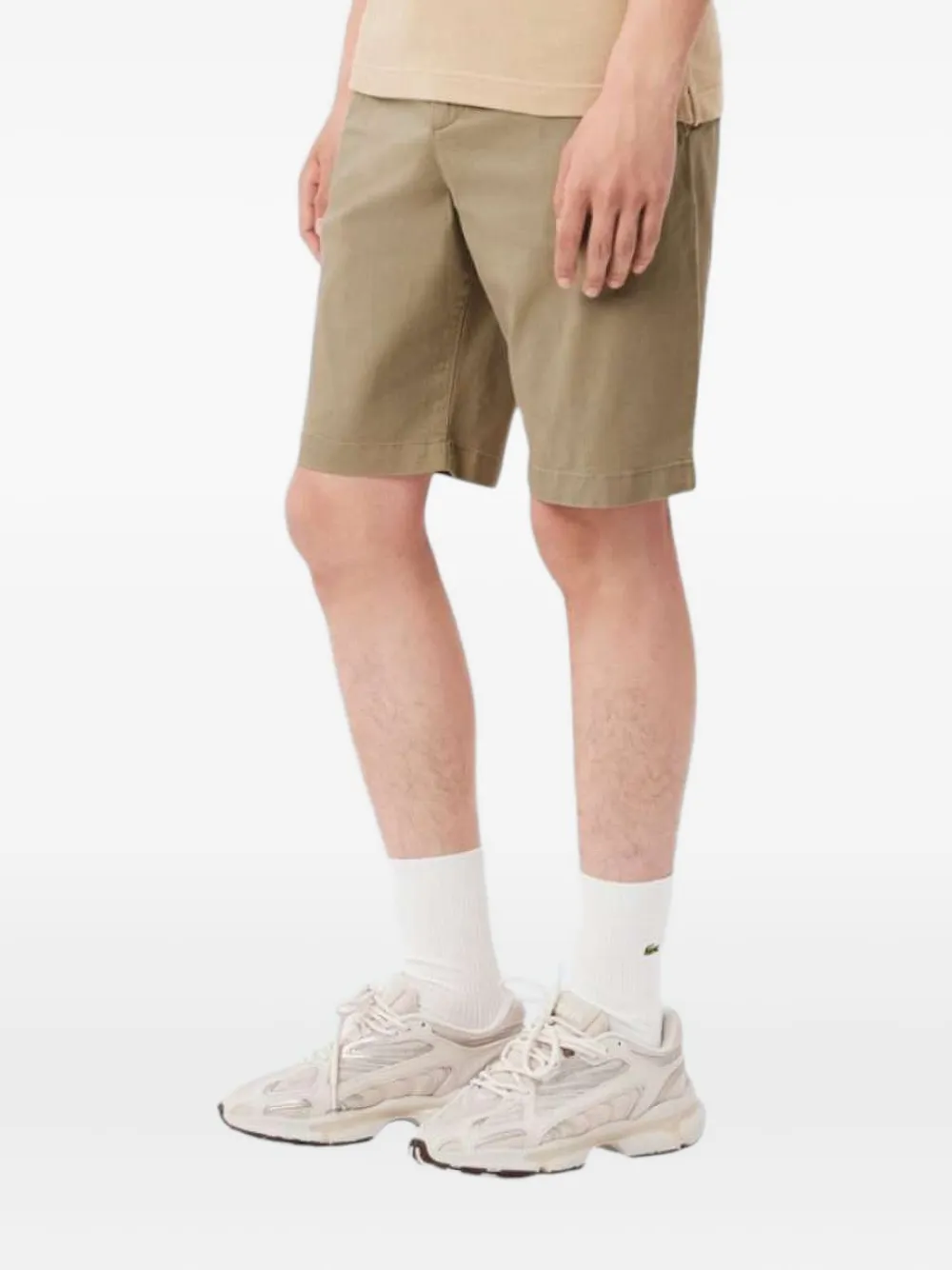Lacoste organic-cotton chino shorts | Neutrals | Image 1