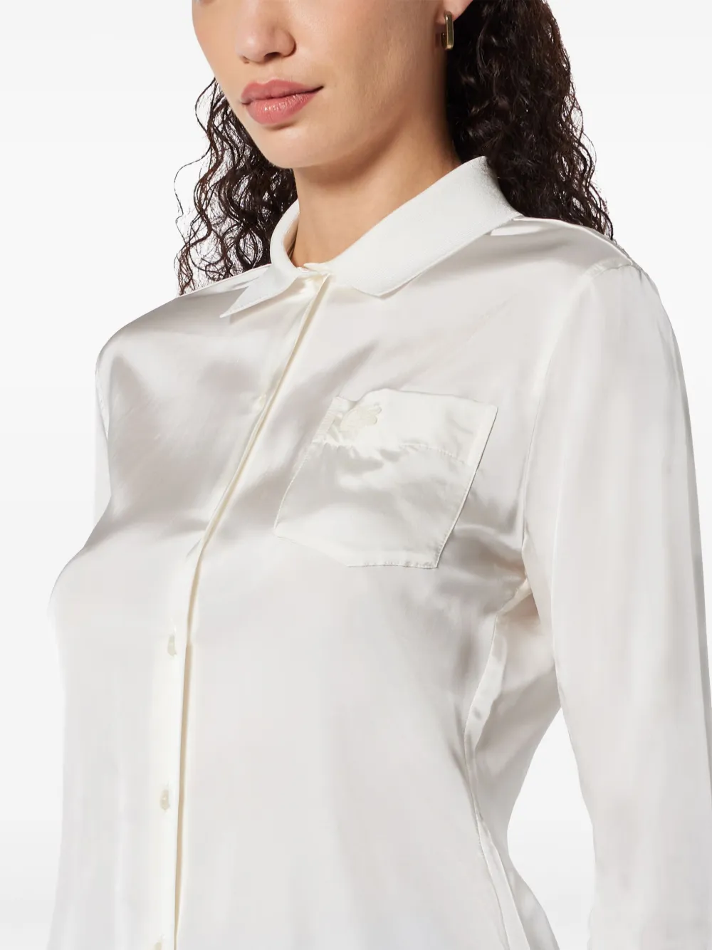Lacoste Poloshirt met geribde kraag Beige