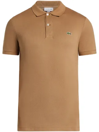 Lacoste Men's Original L.12.12 Branded Polo Shirt in Brown
