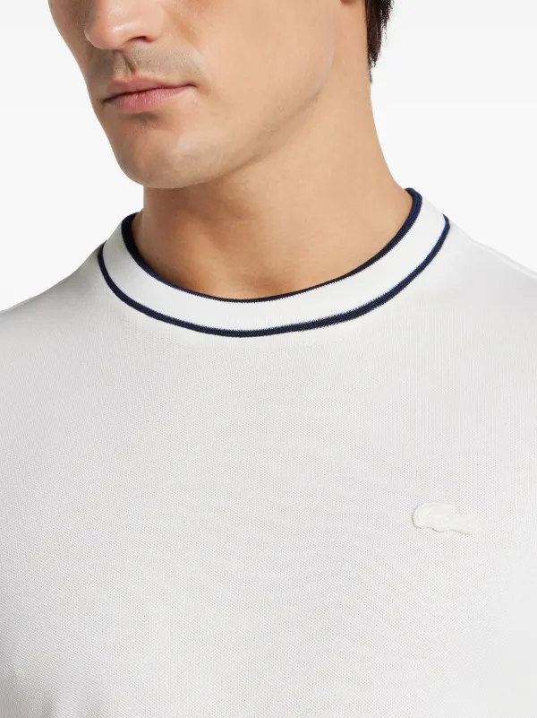 Lacoste logo-patch T-shirt | White | FARFETCH JO