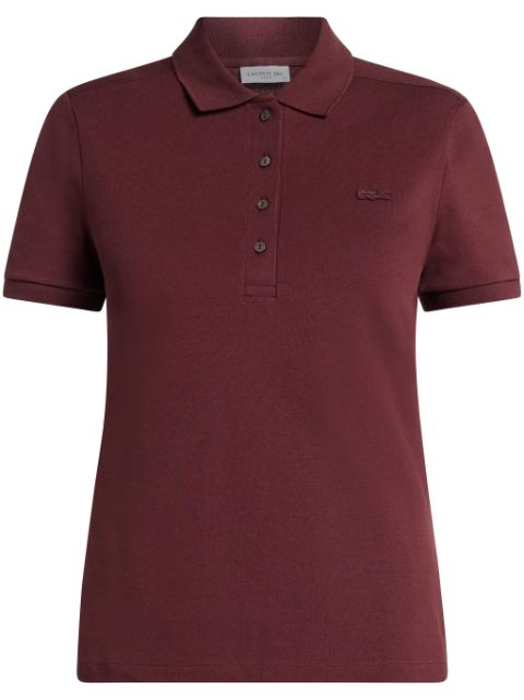 Lacoste pique-weave polo shirt Women