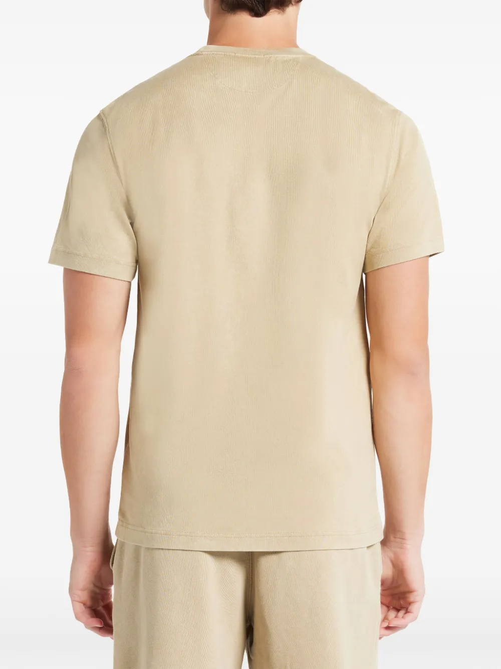 Lacoste T-shirt met logopatch Beige