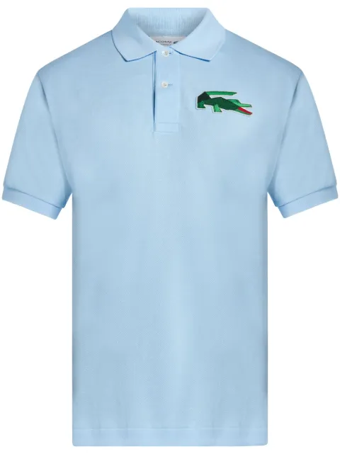 Lacoste logo-patch polo shirt