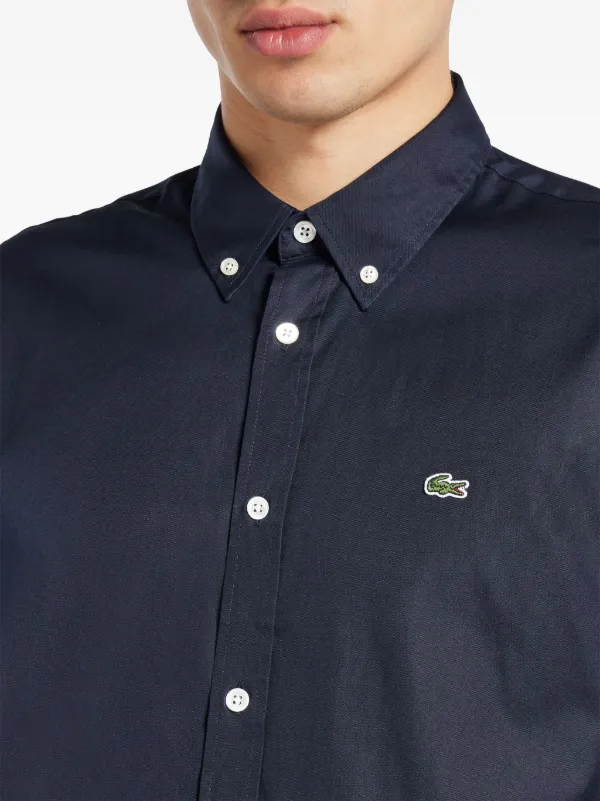 Lacoste Cotton Shirt | Blue | FARFETCH