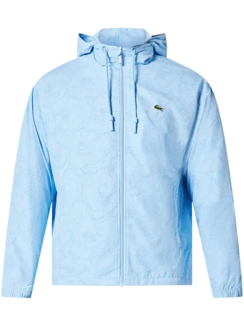 Lacoste floral-print windbreaker 