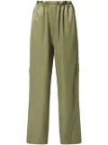 Lacoste satin cargo pants - Green