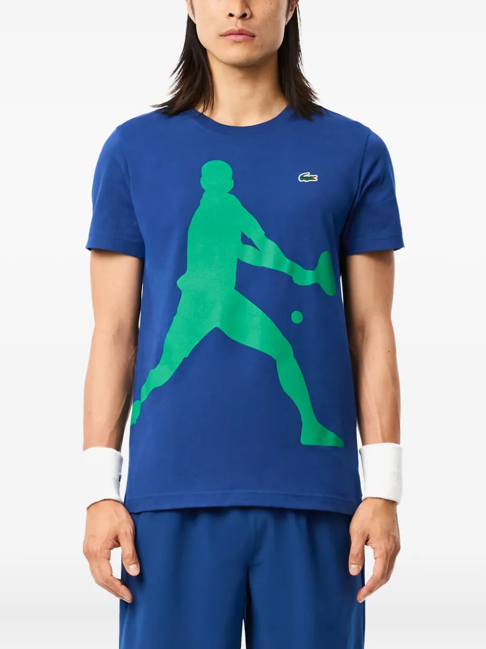 Lacoste X Novak Djokovic Tennis Track Shorts In Blue