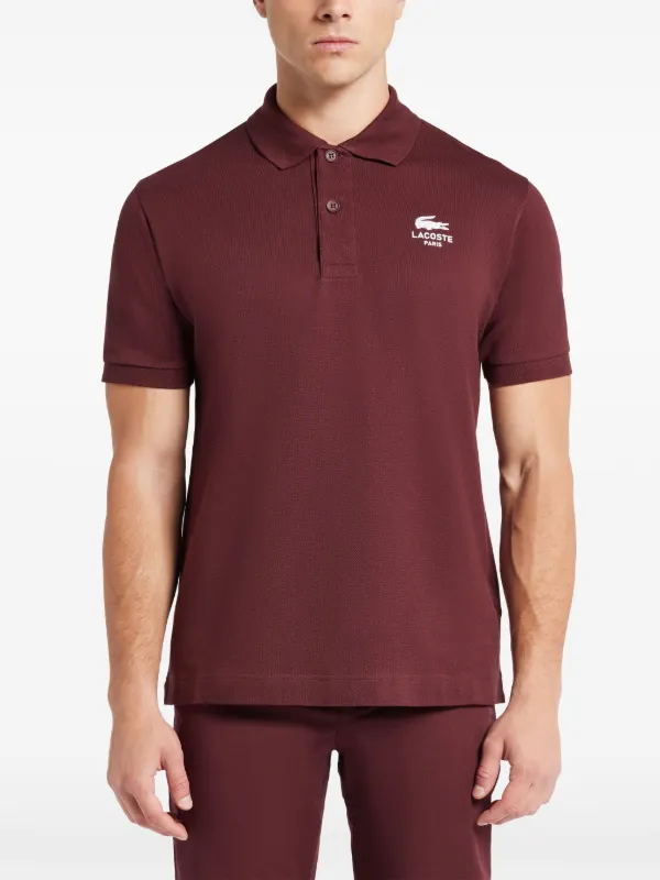 Maroon lacoste polo hotsell