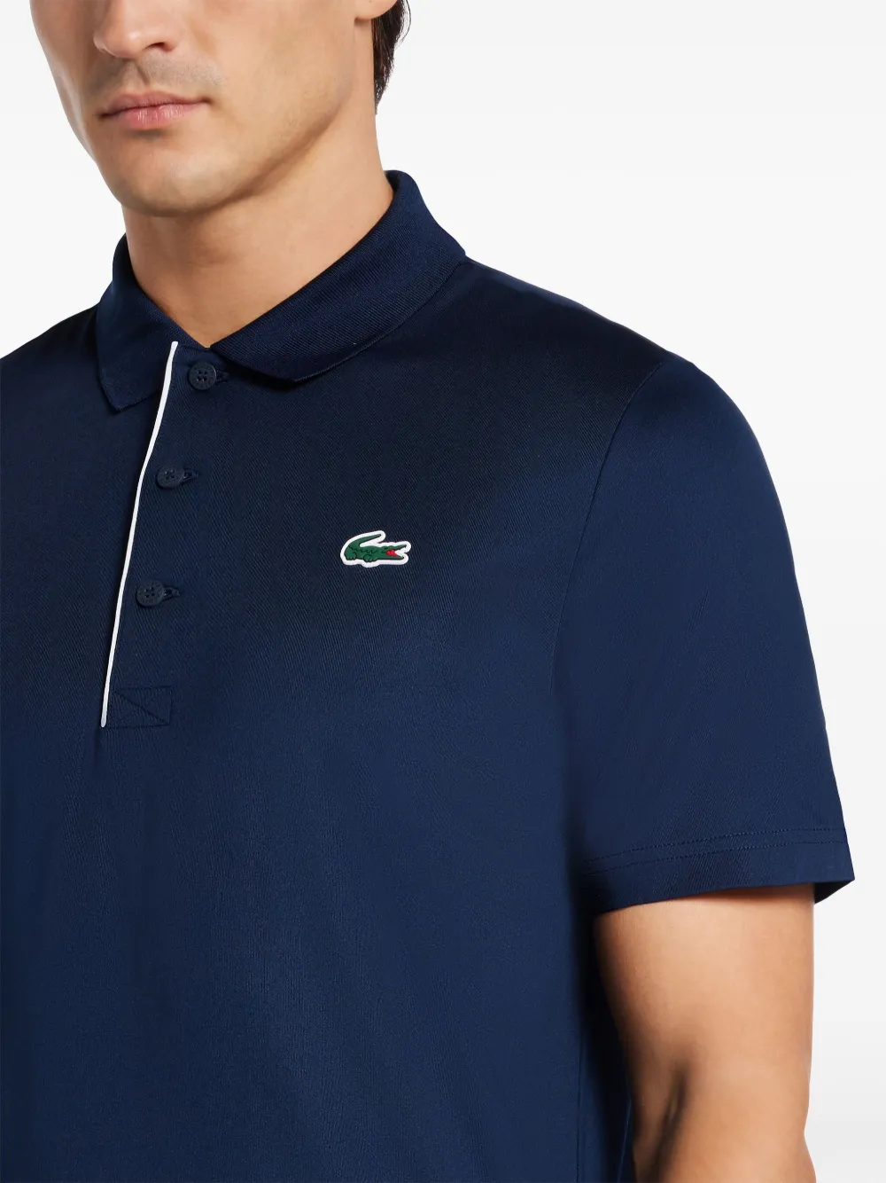 Lacoste Slim Fit Core Polo In Navy