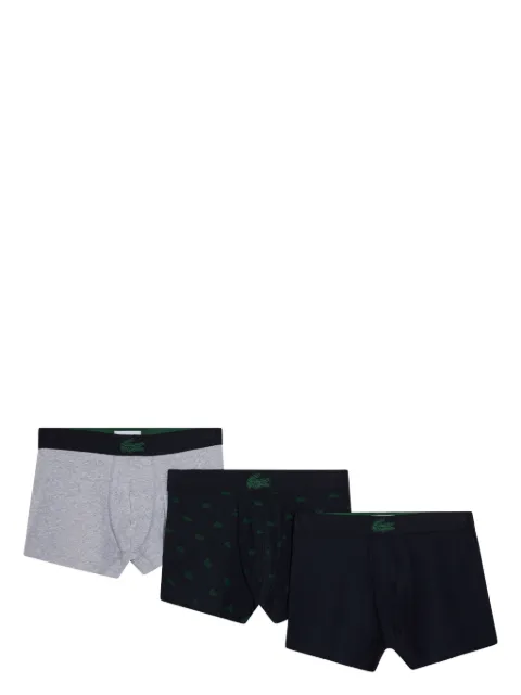 Lacoste logo-waistband boxers (pack of three)