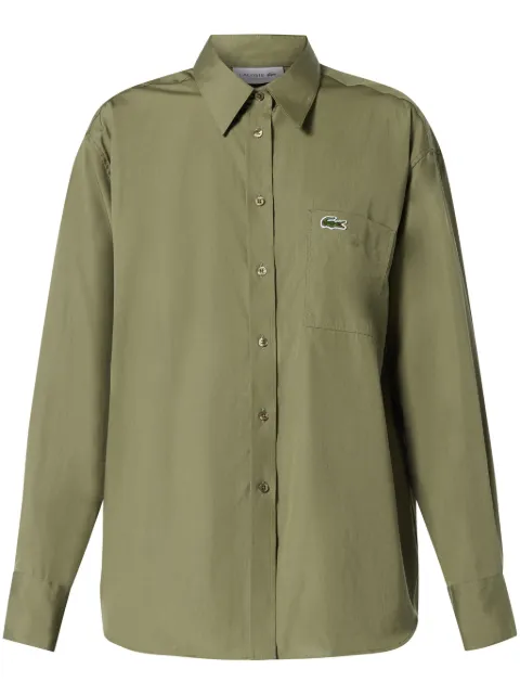Lacoste قميص بوبلين