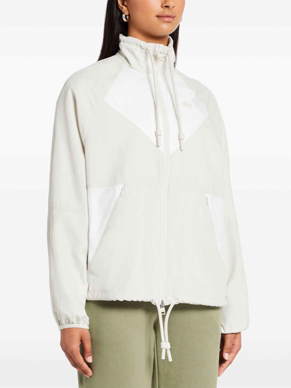 Lacoste panelled jacket Women