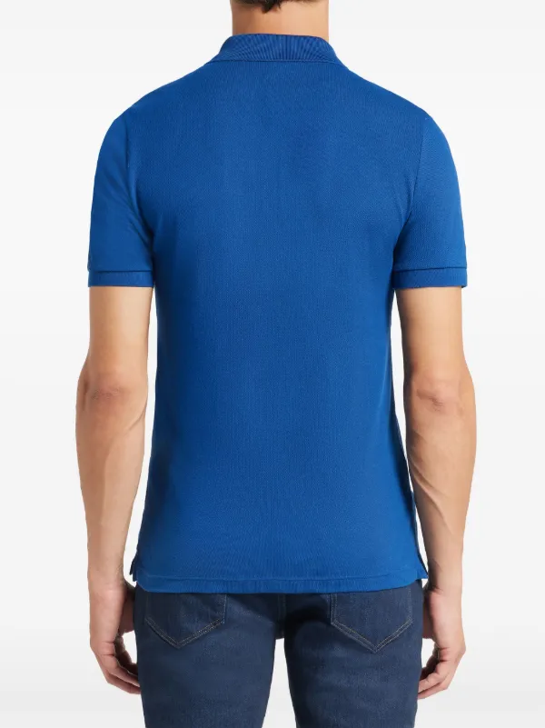 Lacoste Playera Tipo Polo Original Azul FARFETCH CO