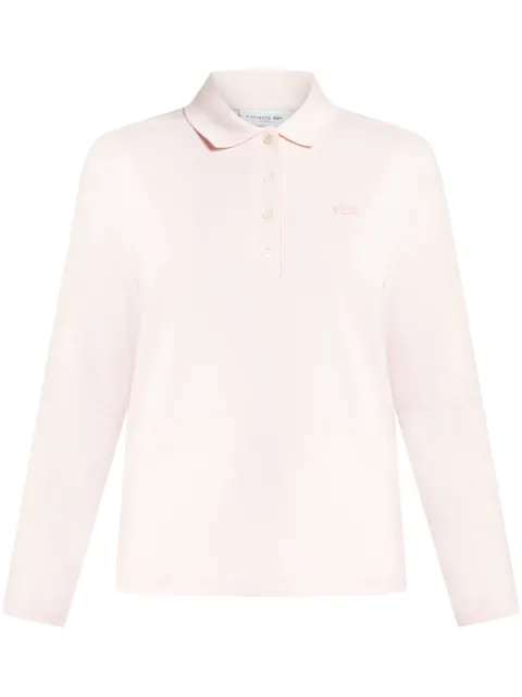 Lacoste piqué stretch polo top