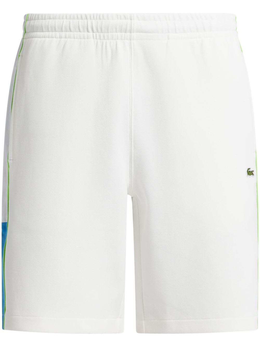 Lacoste Trainingsshorts met logopatch Wit