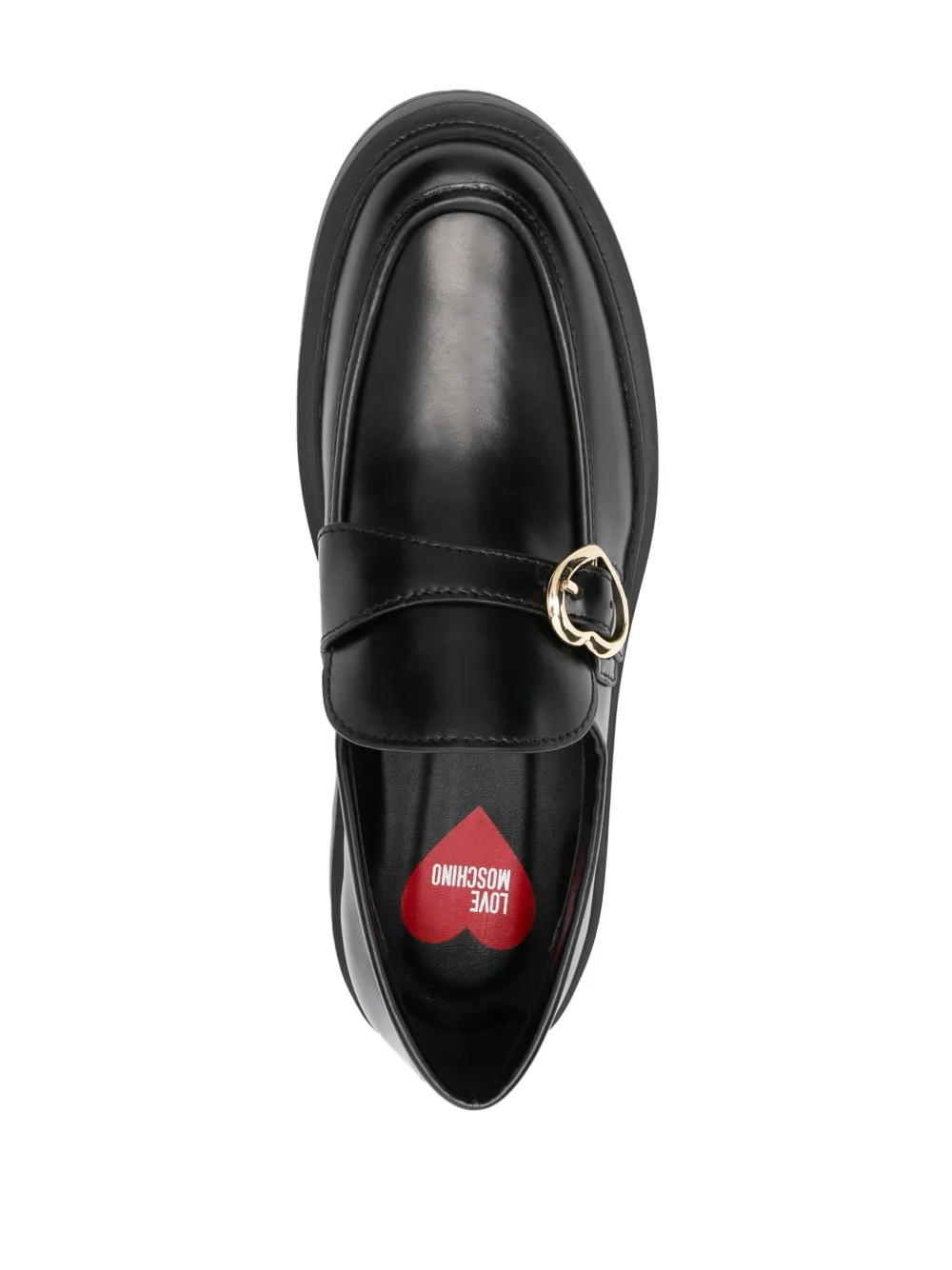 Cheap Love Moschino decorative buckle-detail loafers Women