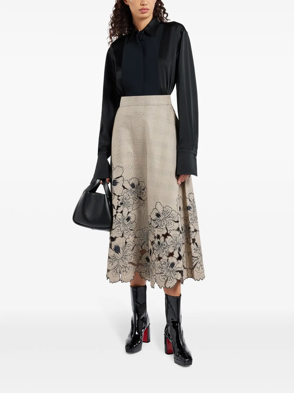 Biyan Manna midi-rok - Blauw