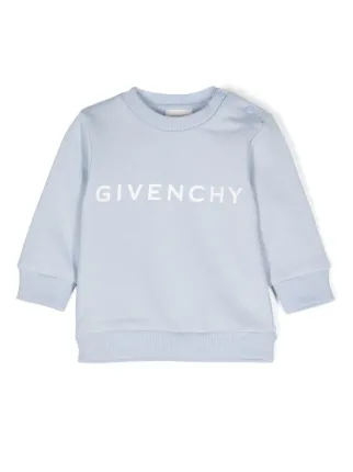 ジバンシーキッズ ロゴ スウェット Givenchy Kids ロゴ スウェットシャツ | ブルー | FARFETCH JP