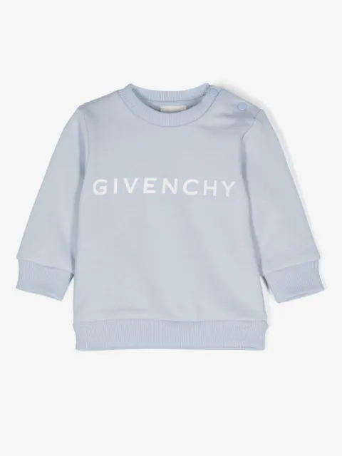 Givenchy Kids logo-print cotton blend sweatshirt