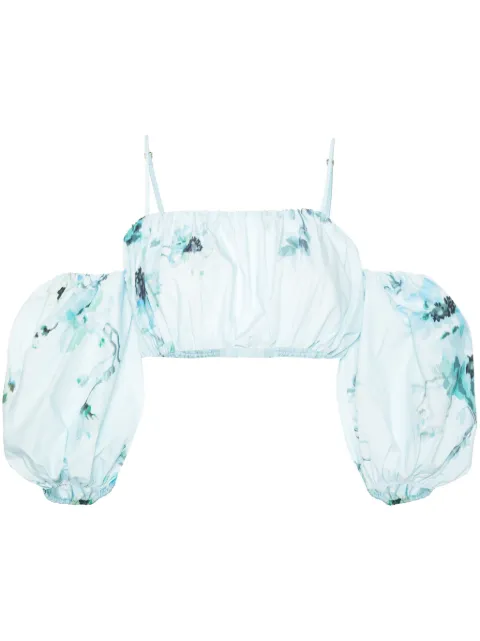 ZIMMERMANN Lightburst floral-print top