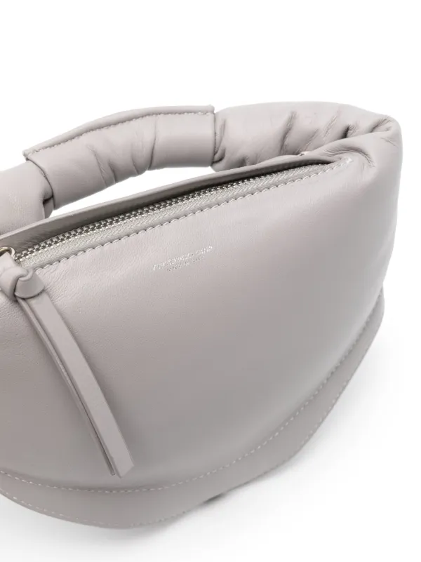 FEDERICO CINA Mini Tortellino Leather Bag | Grey | FARFETCH