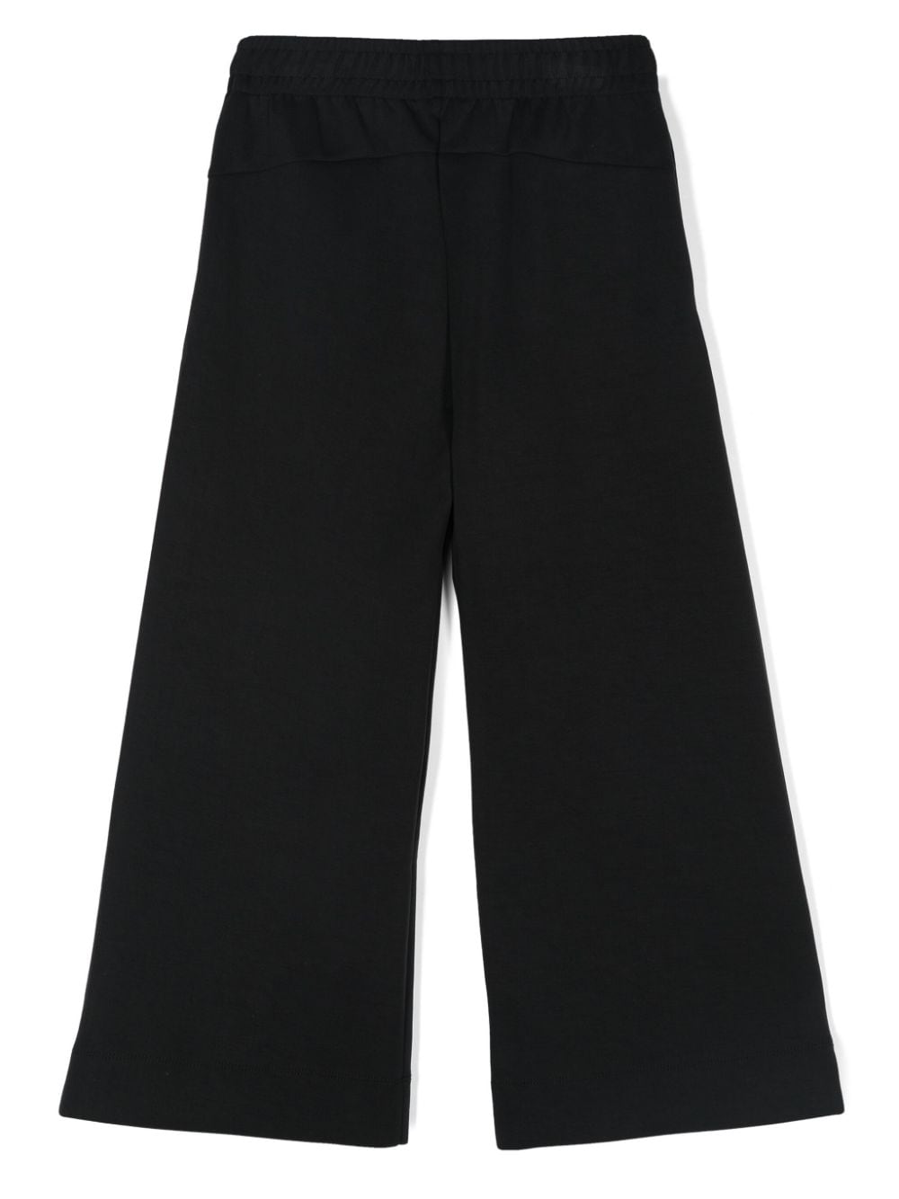 Emporio Armani Kids raised-seam wide-leg trousers - Zwart