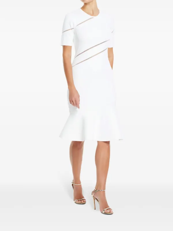 Herve Leger The Beth Dress White FARFETCH PH