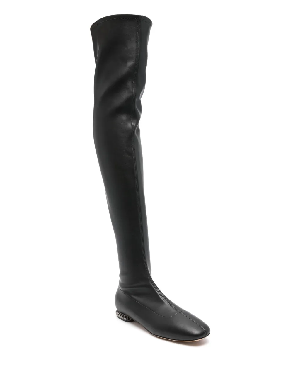 Casadei Galaxy leren laarzen - Zwart
