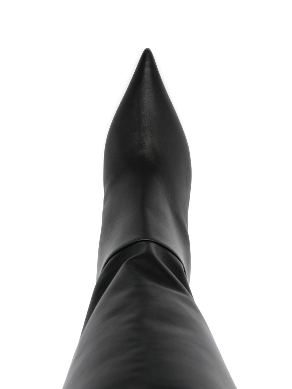 Casadei Superblade 80mm leather boots Black