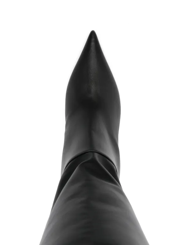 【CASADEI】 Superblade レザーブーツ Casadei Superblade 100mm ブーツ | ブラック | FARFETCH JP