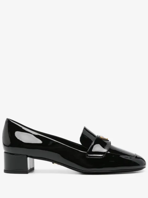 Prada 35mm patent-leather pumps