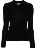 Eric Bompard knitted polo top - Black