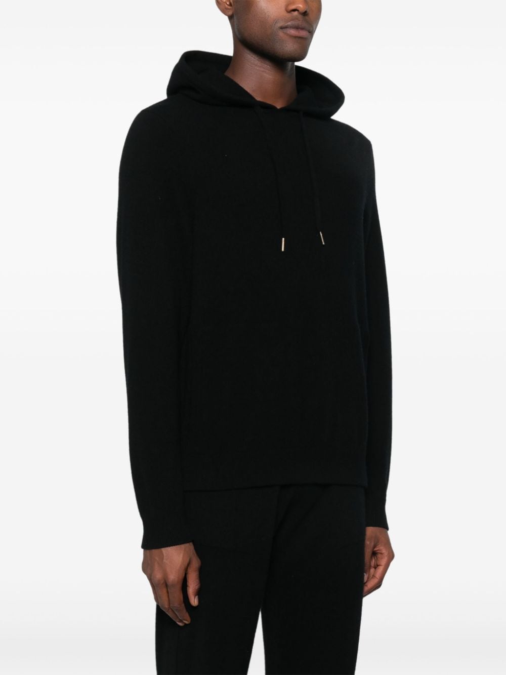 Shop Eric Bompard Hooded Sweater In Schwarz