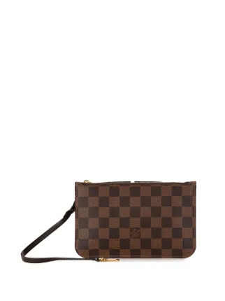 Louis Vuitton Pre-Owned 2018 Damier Ebene Neverfull Pochette Pouch 