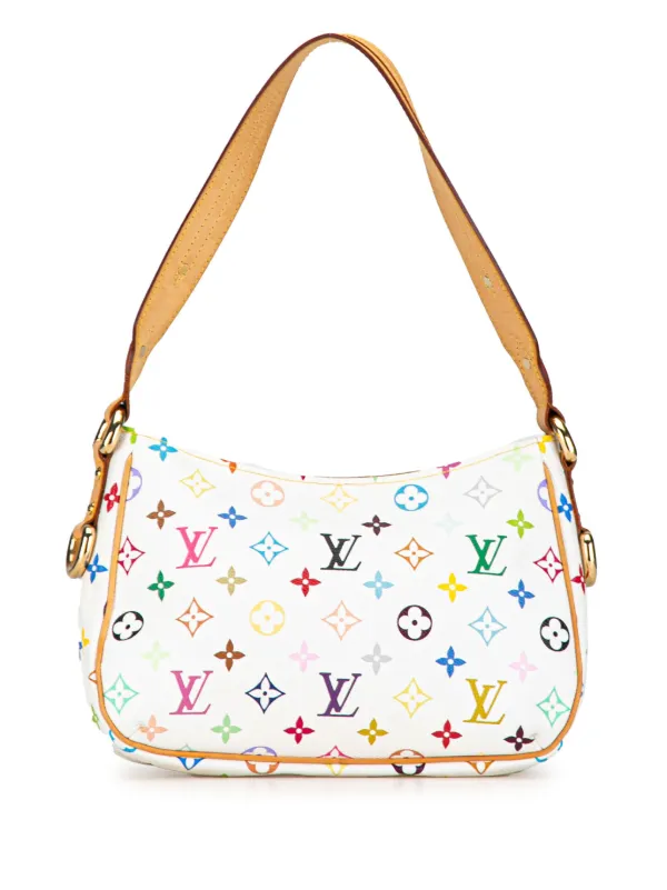 Louis vuitton white hobo bag shop