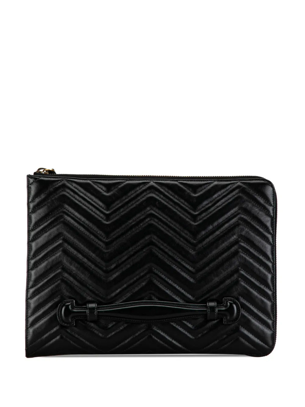Gucci Pre-Owned 2016-2023 GG Marmont Portfolio clutch - Zwart