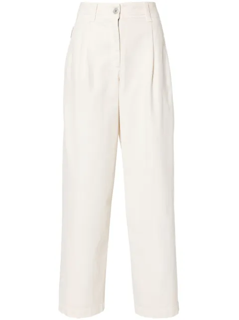 Brunello Cucinelli jean Baggy à design plissé
