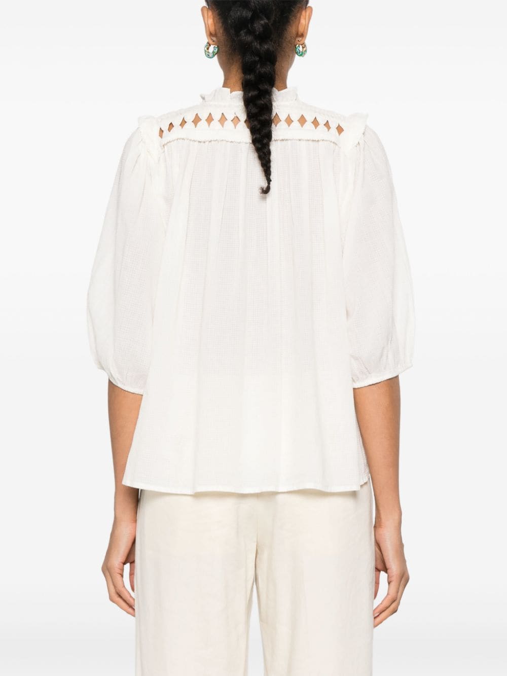 Shop Ba&sh Beluna Shirt In White